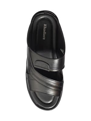 black slip on sandals - 16978635 - Standard Image - 4