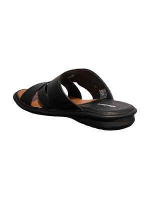 black slip on sandals - 16978653 - Standard Image - 3