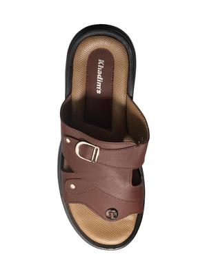 brown slip on sandals - 16978661 - Standard Image - 4