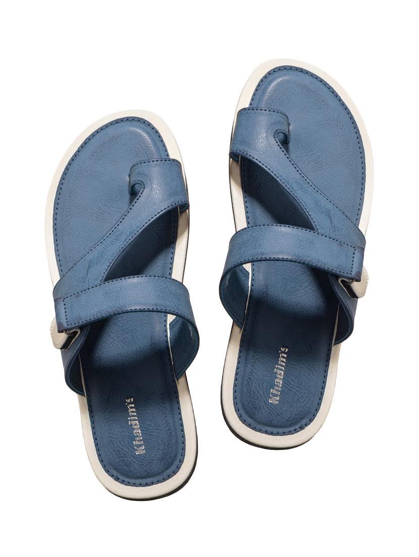 blue slip on slippers - 16978688 - Zoom Image - 1