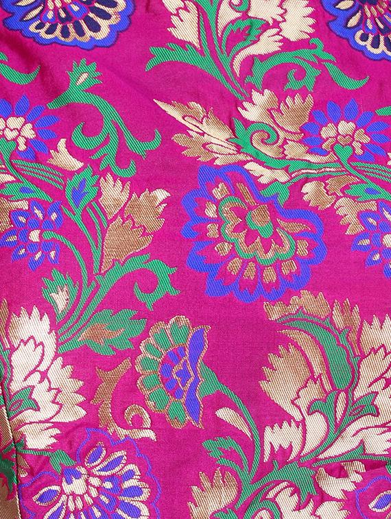 floral brocade blouse - 16978705 - Zoom Image - 4