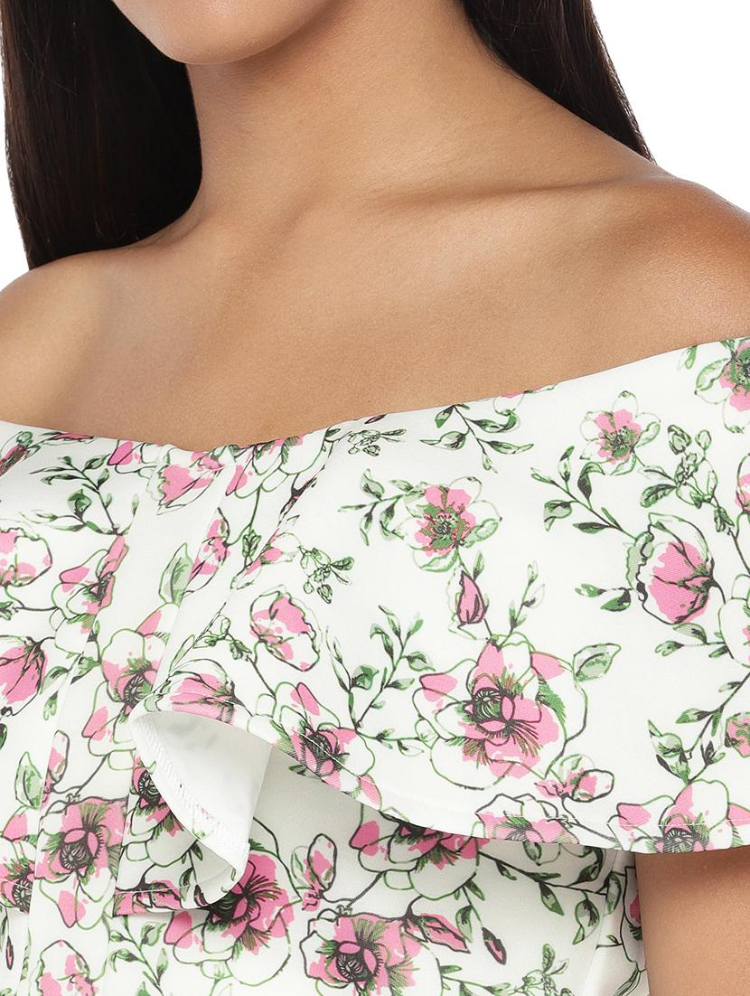 off shoulder floral top - 16979086 - Zoom Image - 5