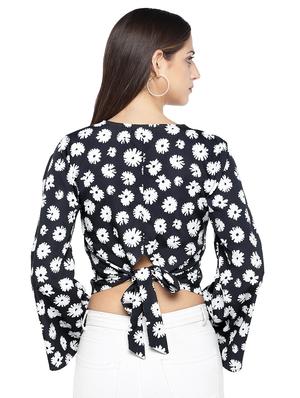 bell sleeves floral top - 16979088 - Standard Image - 3