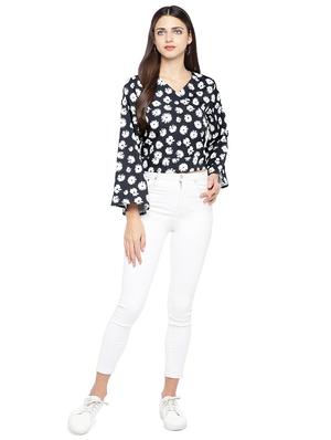 bell sleeves floral top - 16979088 - Standard Image - 4