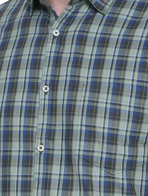 green checkered casual shirt - 16979327 - Standard Image - 5