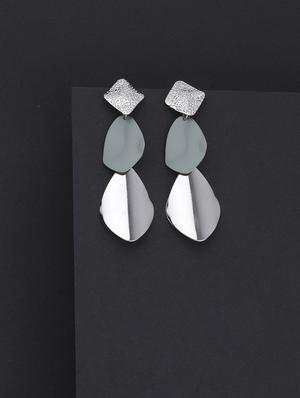 multi colored metal drop earring - 16979420 - Standard Image - 3