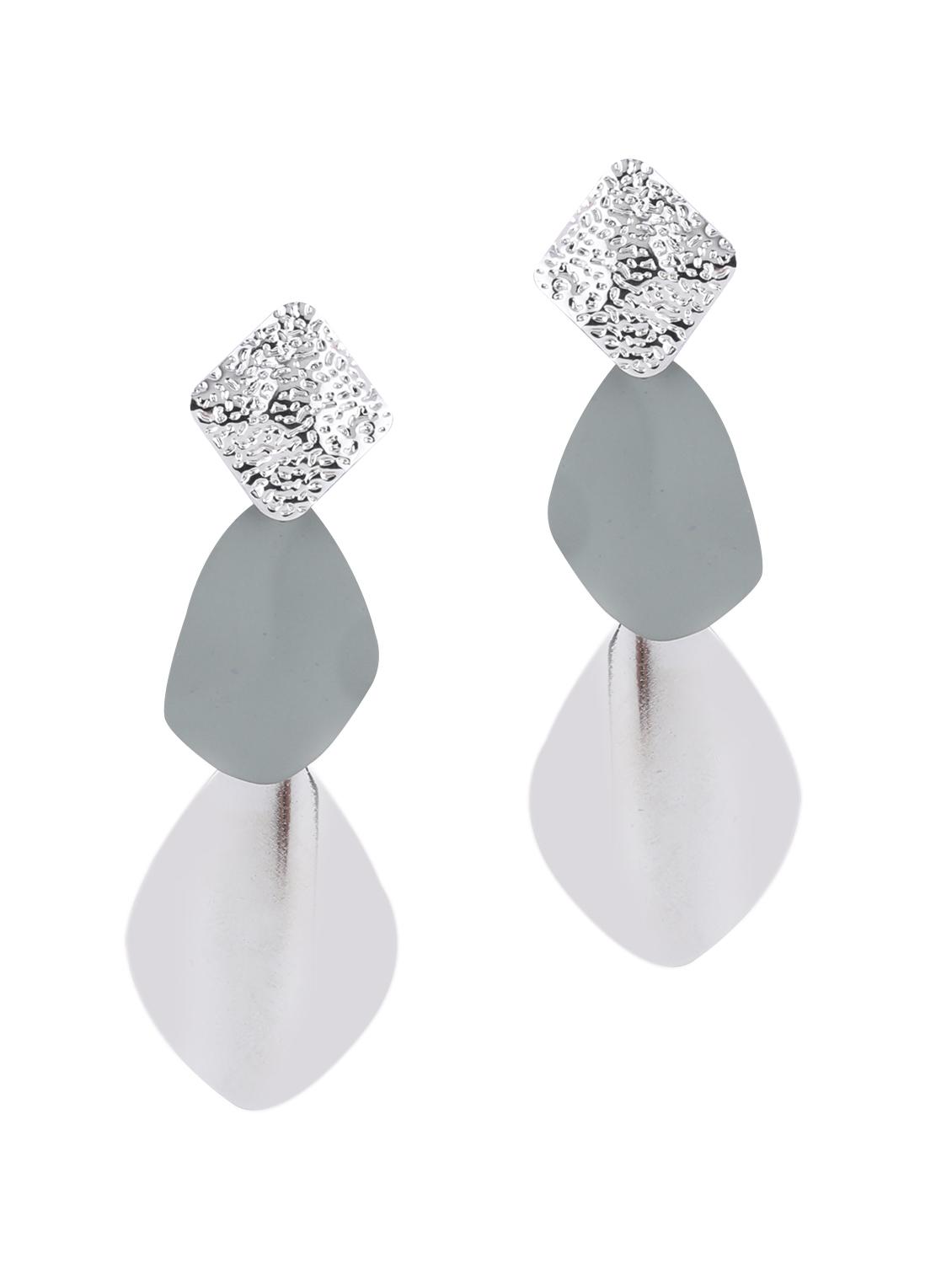 multi colored metal drop earring - 16979420 - Zoom Image - 4