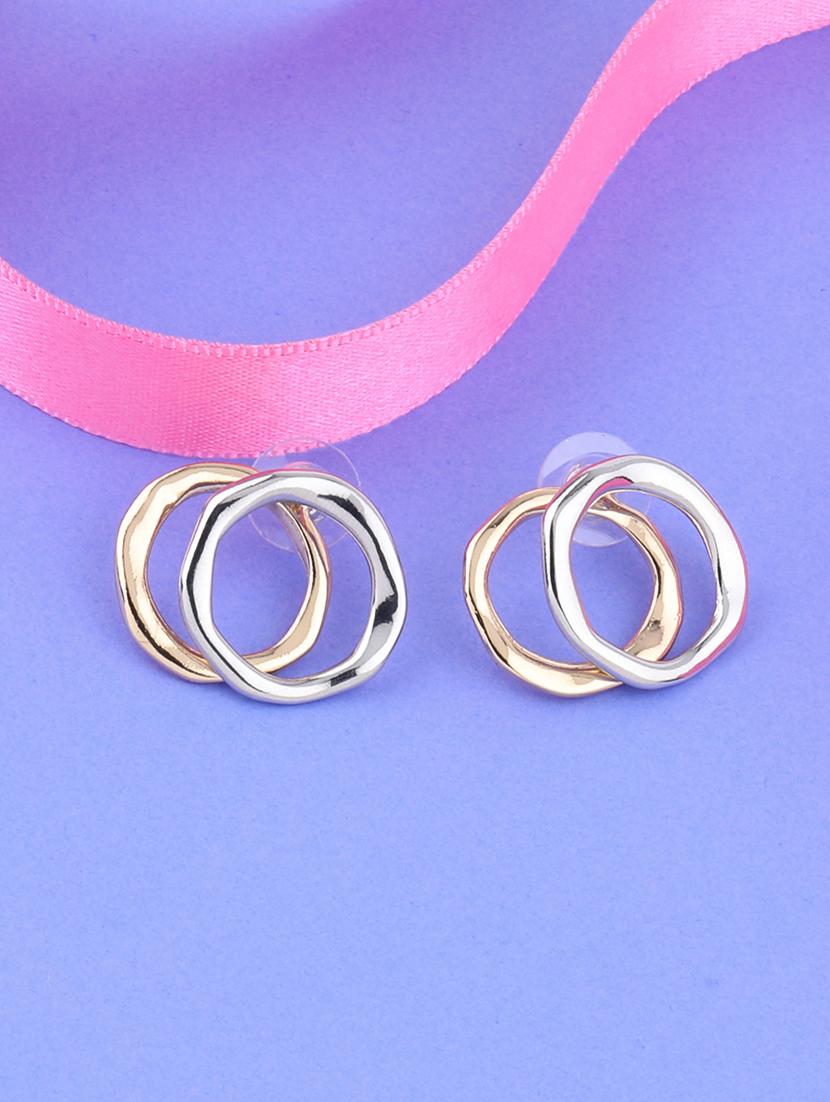 multi colored metal studs earring - 16979431 - Zoom Image - 2