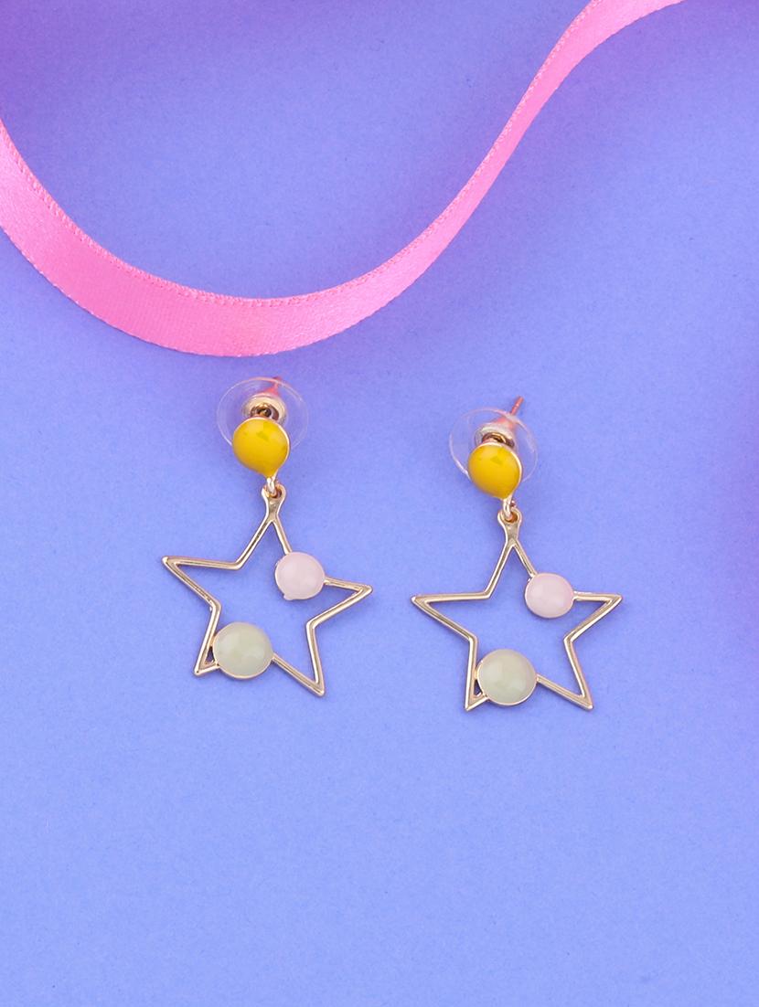 multi colored metal drop earring - 16979434 - Zoom Image - 2