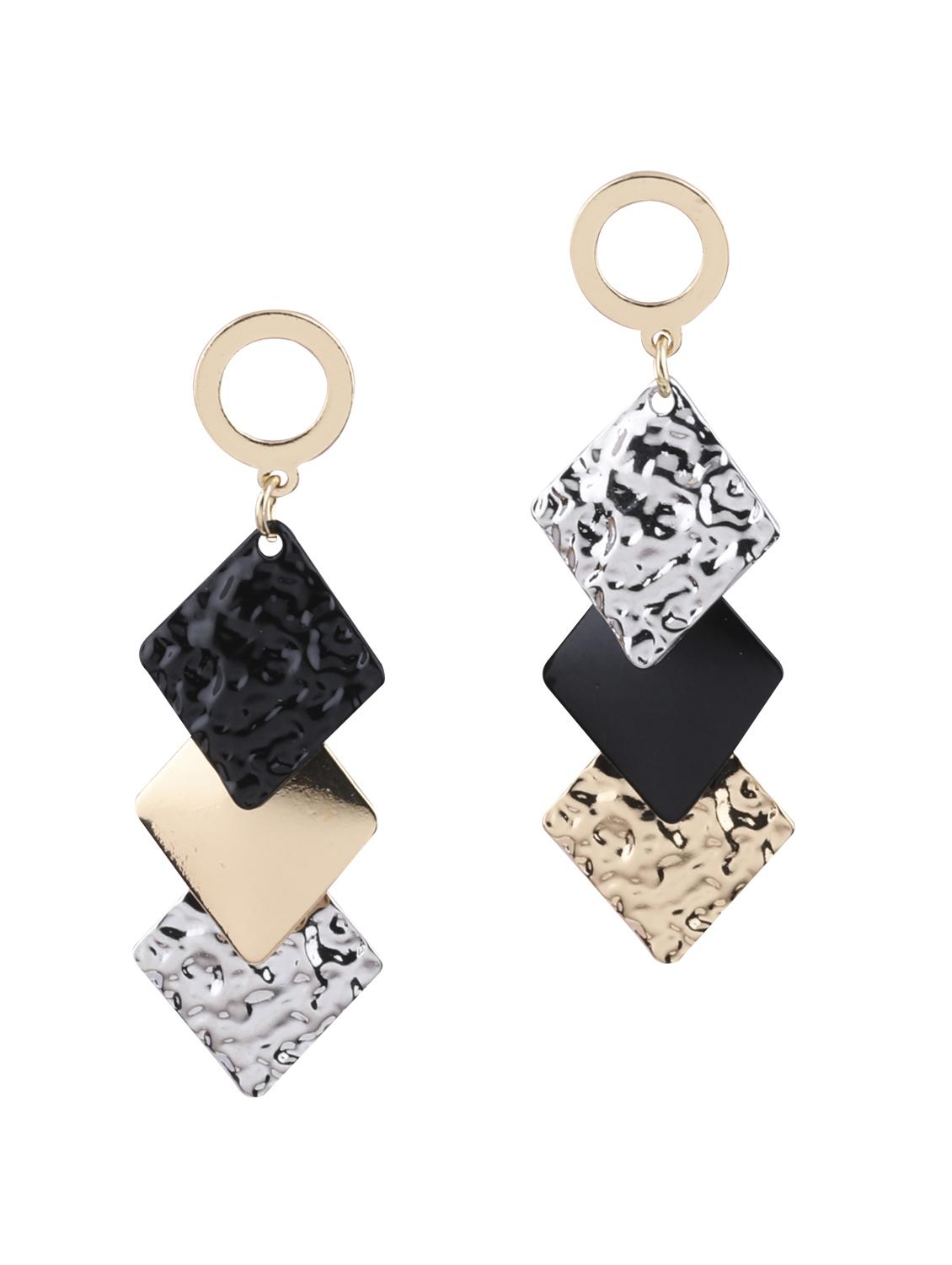 multi colored metal drop earring - 16979443 - Zoom Image - 4