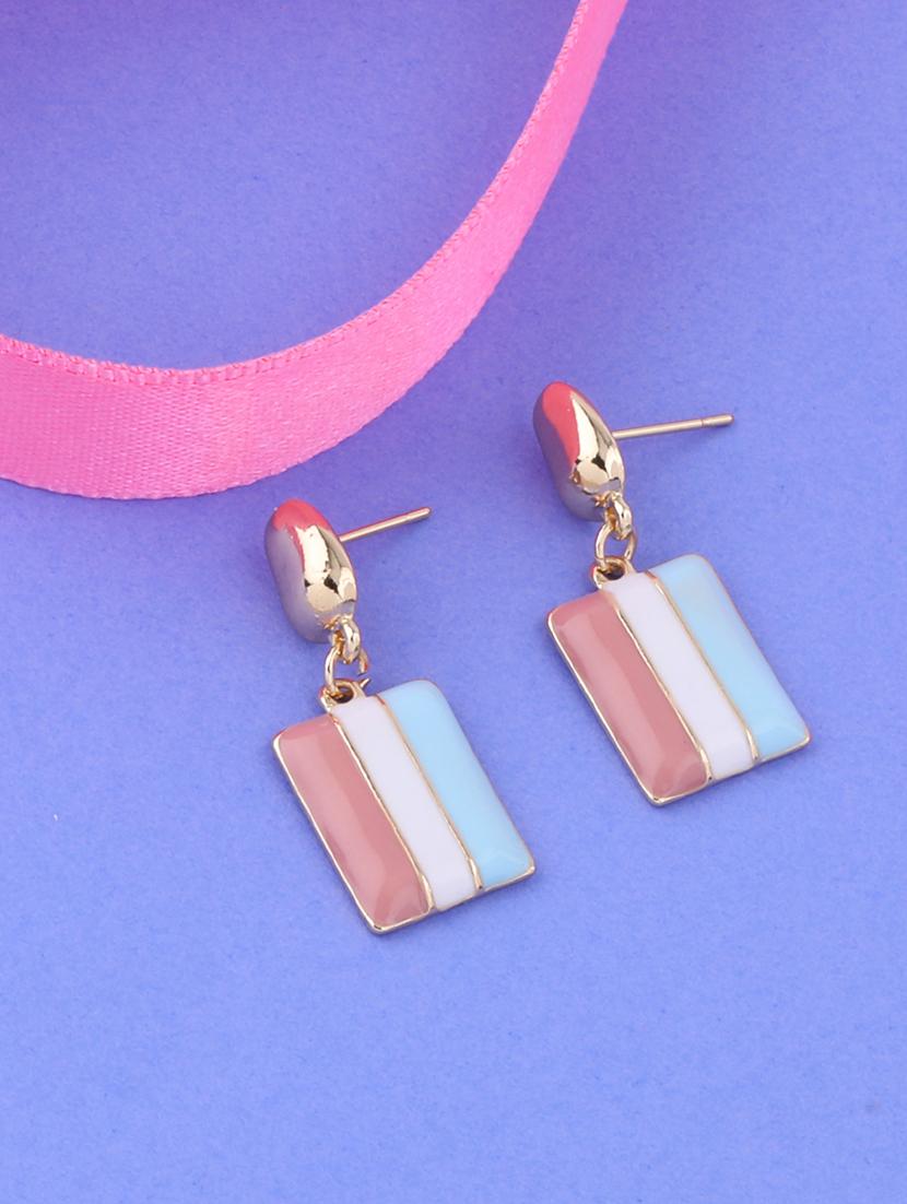 multi colored metal studs earring - 16979448 - Zoom Image - 2