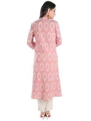 printed a-line kurta - 16979590 - Standard Image - 3