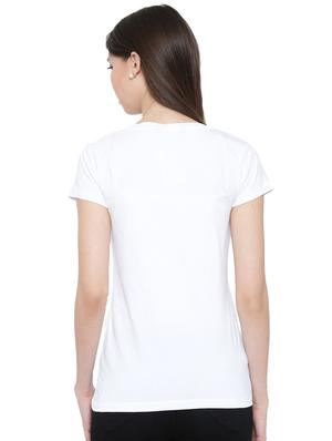 v neck solid tee - 16979818 - Standard Image - 3