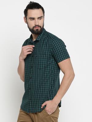 green checkered casual shirt - 16980179 - Standard Image - 2
