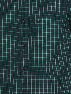 green checkered casual shirt - 16980179 - Standard Image - 5