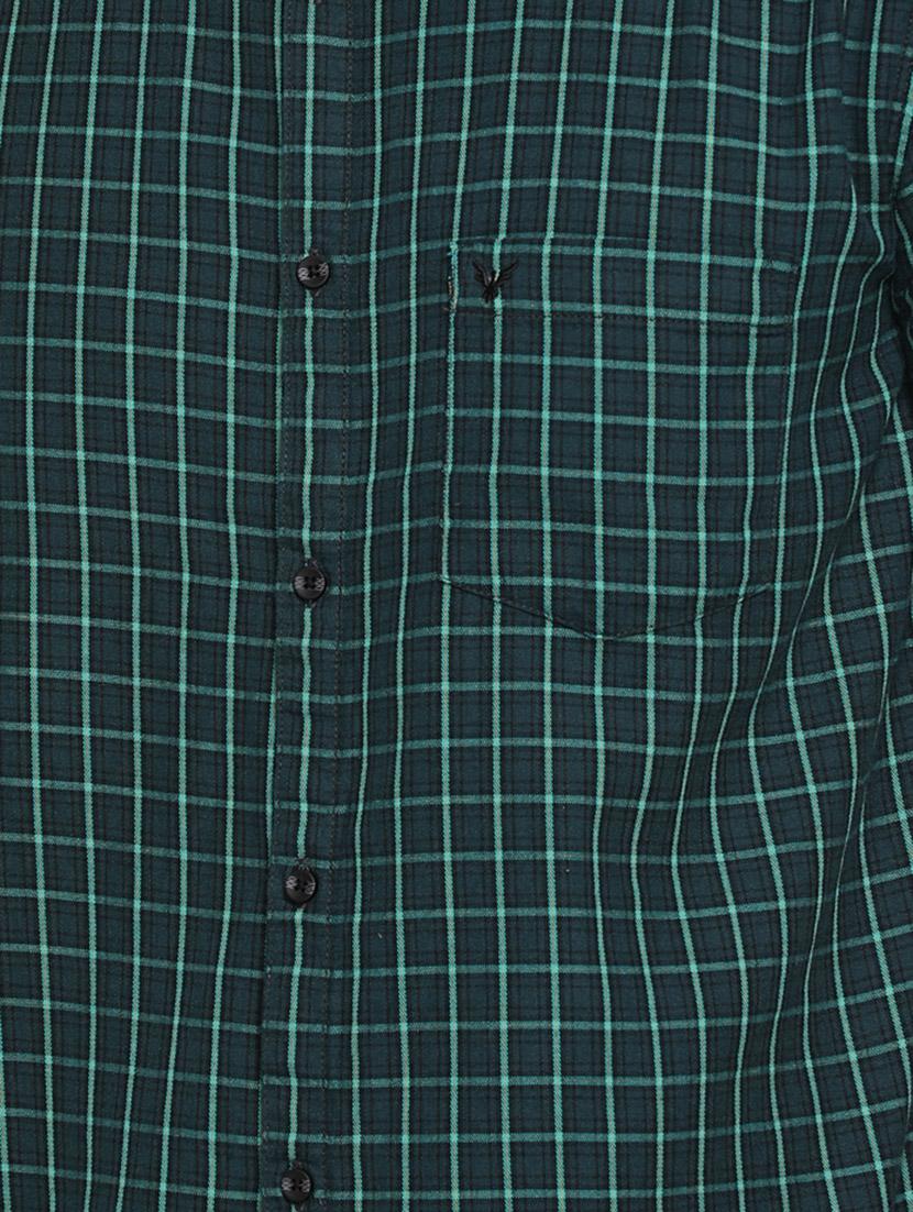 green checkered casual shirt - 16980179 - Zoom Image - 5