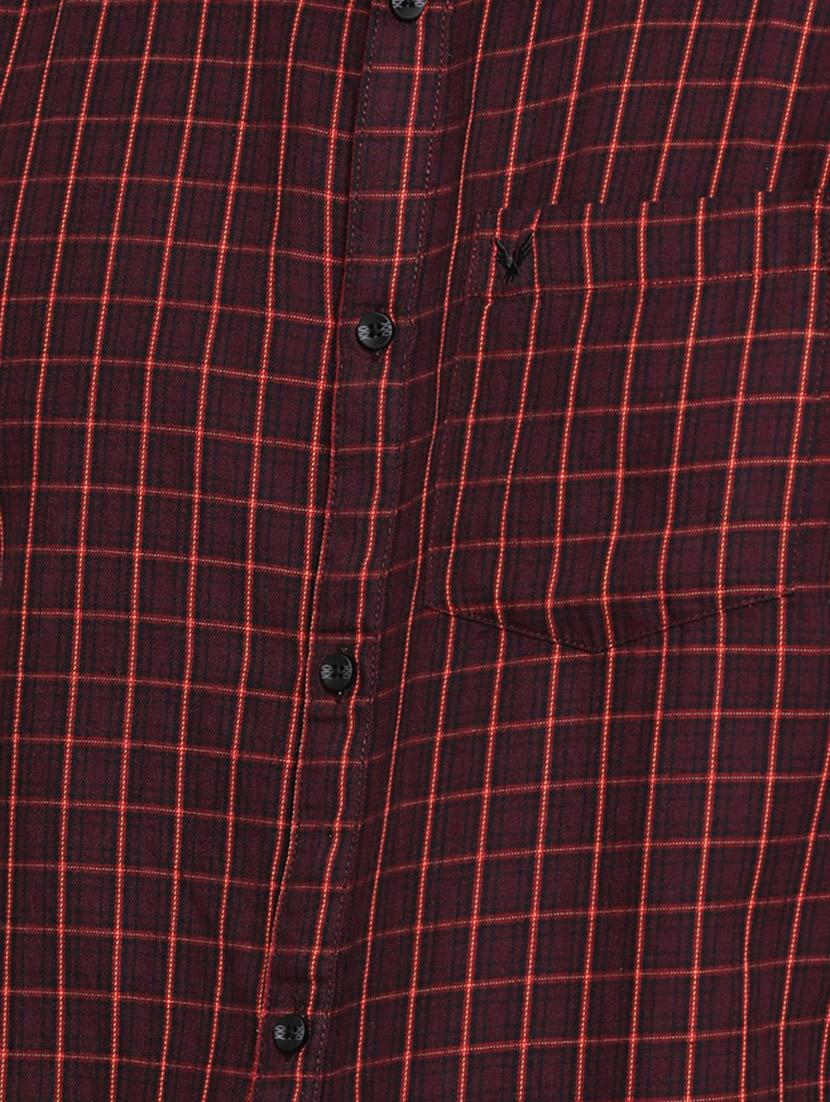 red checkered casual shirt - 16980184 - Zoom Image - 5