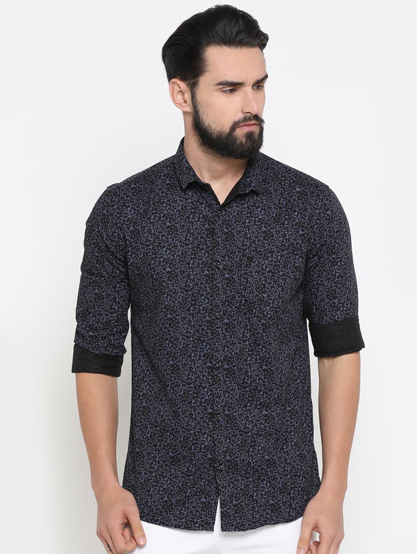 black printed casual shirt - 16980203 - Zoom Image - 1