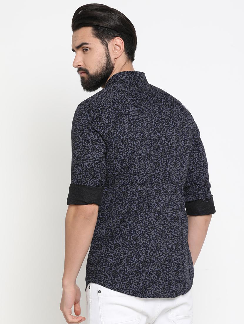 black printed casual shirt - 16980203 - Zoom Image - 3