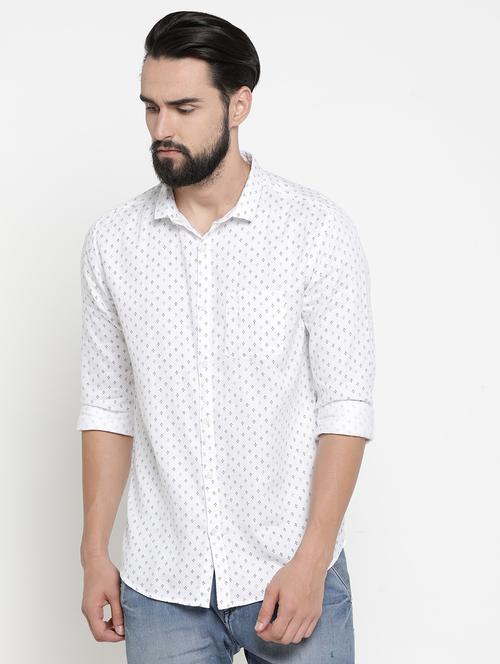 mens printed casual shirt - 16980217 -  Standard Image - 0