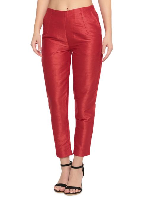 mid rise cigarette pants trouser - 16980327 - Standard Image - 1