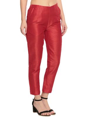 mid rise cigarette pants trouser - 16980327 - Standard Image - 2