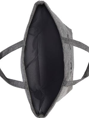 grey jute regular tote - 16980379 - Standard Image - 3