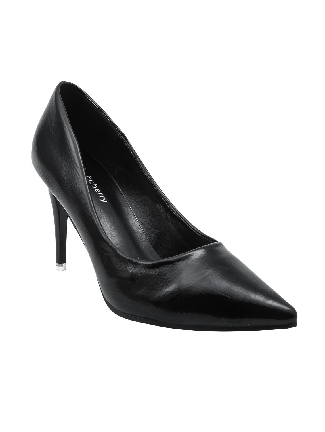 black patent slip on pumps - 16981006 - Zoom Image - 1