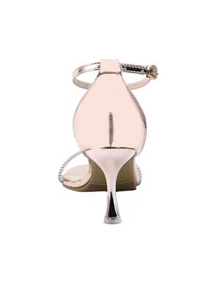 pink patent ankle strap sandals - 16981023 - Standard Image - 3