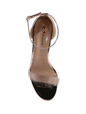 pink patent ankle strap sandals - 16981023 - Standard Image - 4