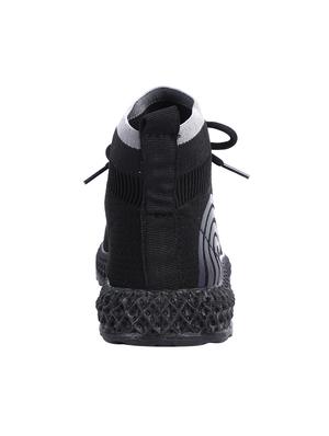 black fabric laceup sneakers - 16981093 - Standard Image - 3