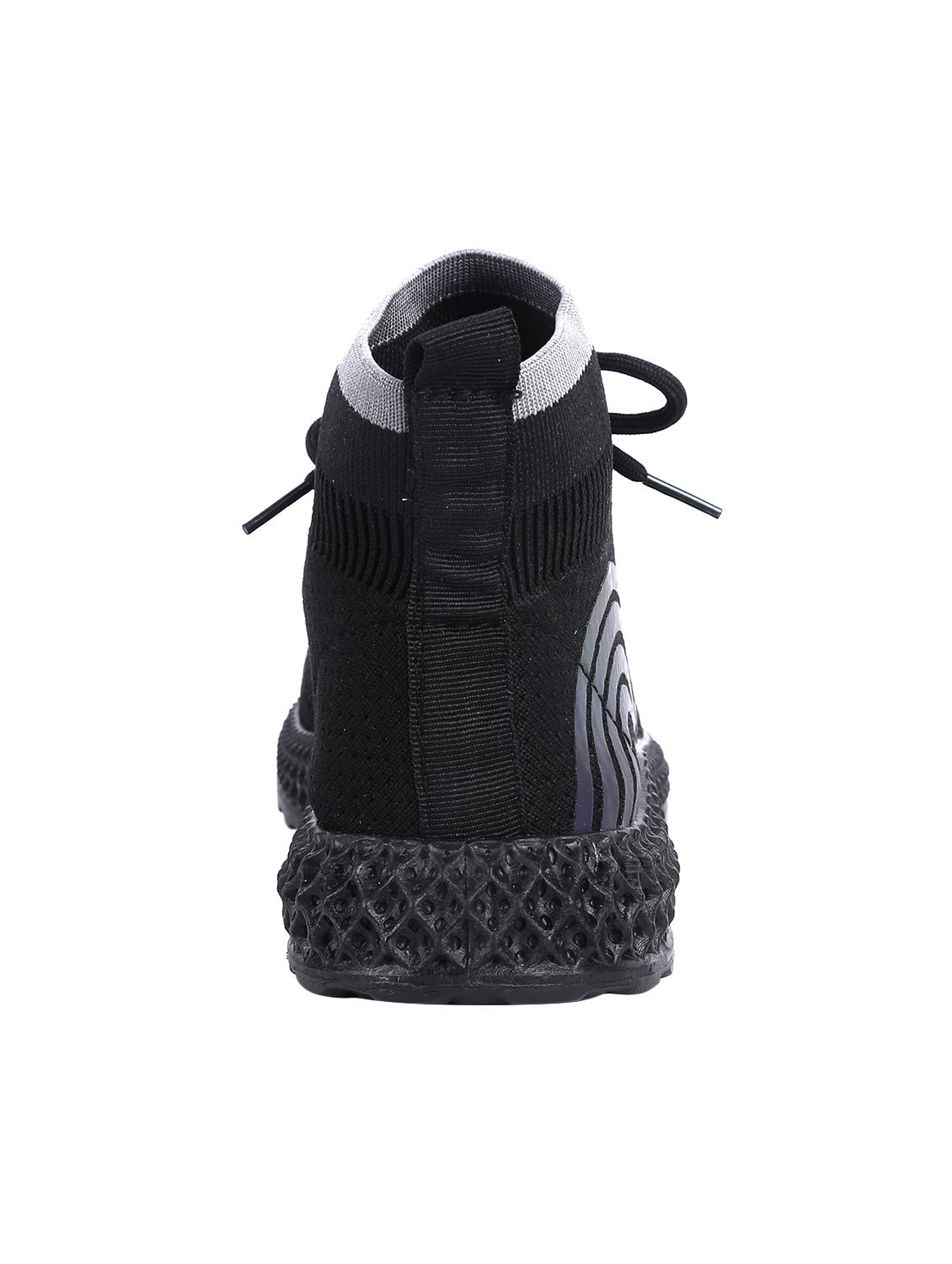 black fabric laceup sneakers - 16981093 - Zoom Image - 3