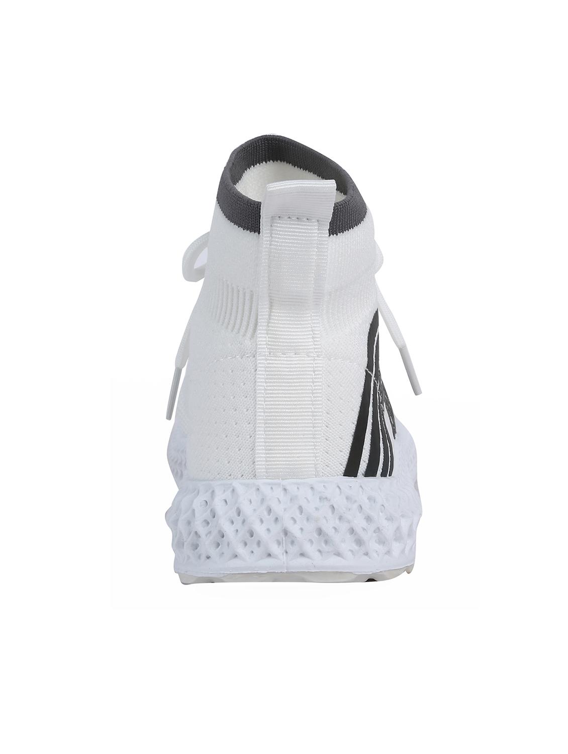 white fabric laceup sneakers - 16981094 - Zoom Image - 3