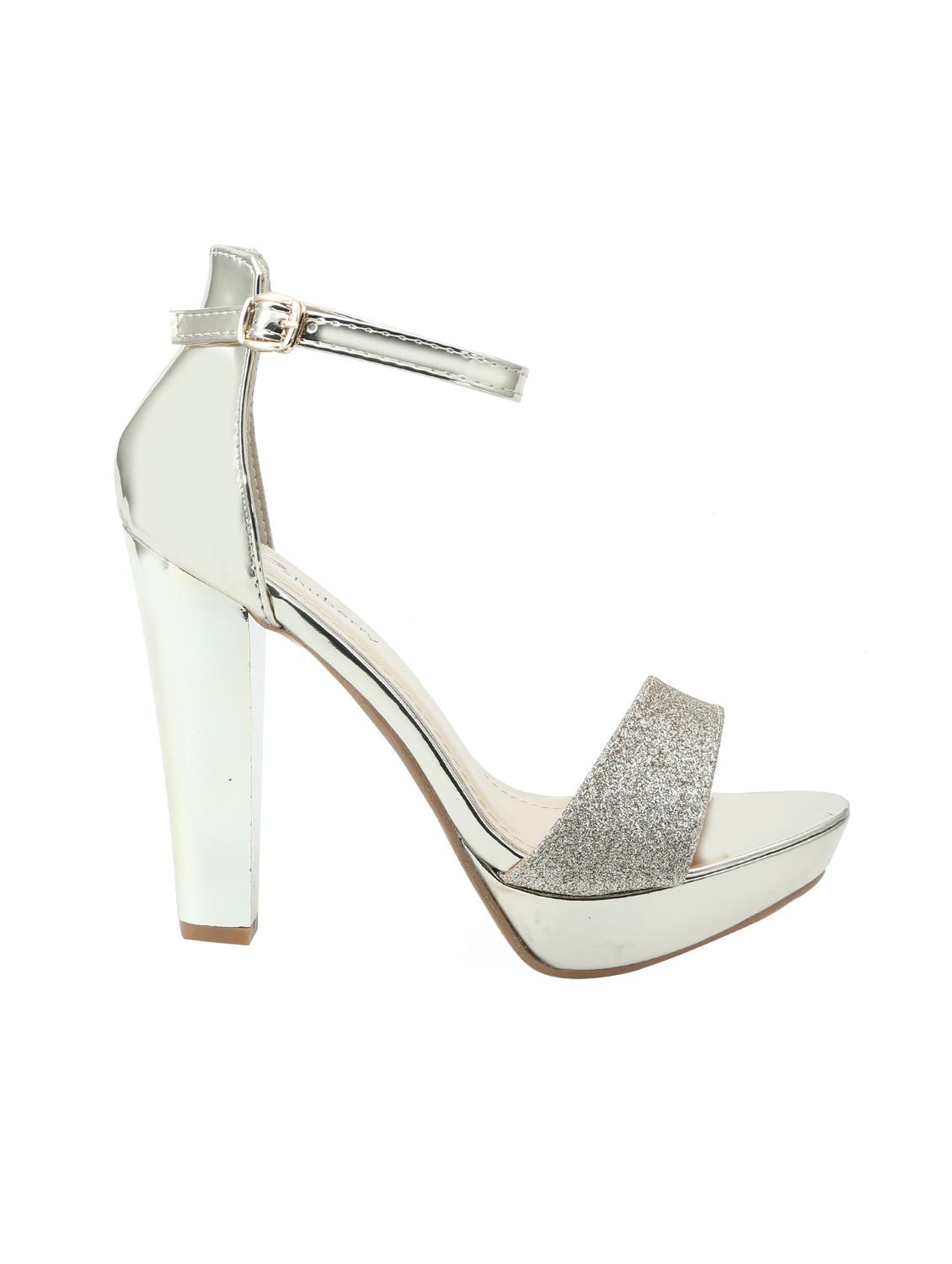 silver platforms sandal - 16981120 - Zoom Image - 2