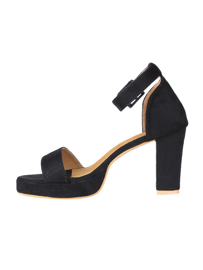 black ankle strap sandals - 16981332 - Zoom Image - 2