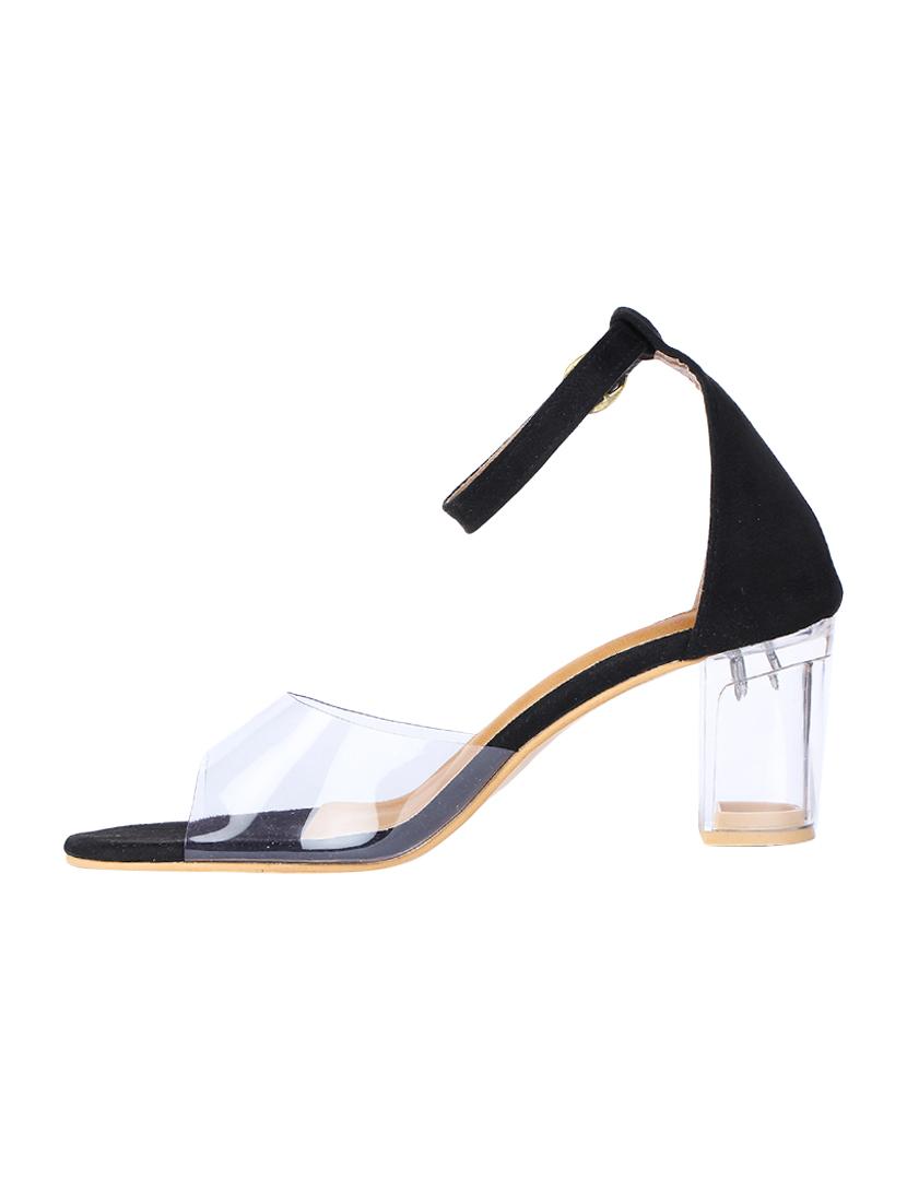 black ankle strap sandals - 16981335 - Zoom Image - 2