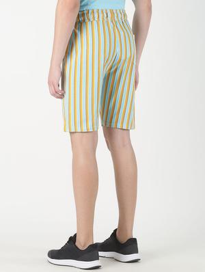 yellow striped bermuda shorts - 16982822 - Standard Image - 3