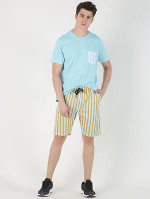 yellow striped bermuda shorts - 16982822 - Standard Image - 4