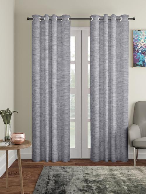 line blackout fabric long door curtain (set of 2) - 16983318 - Very Small Image - 1