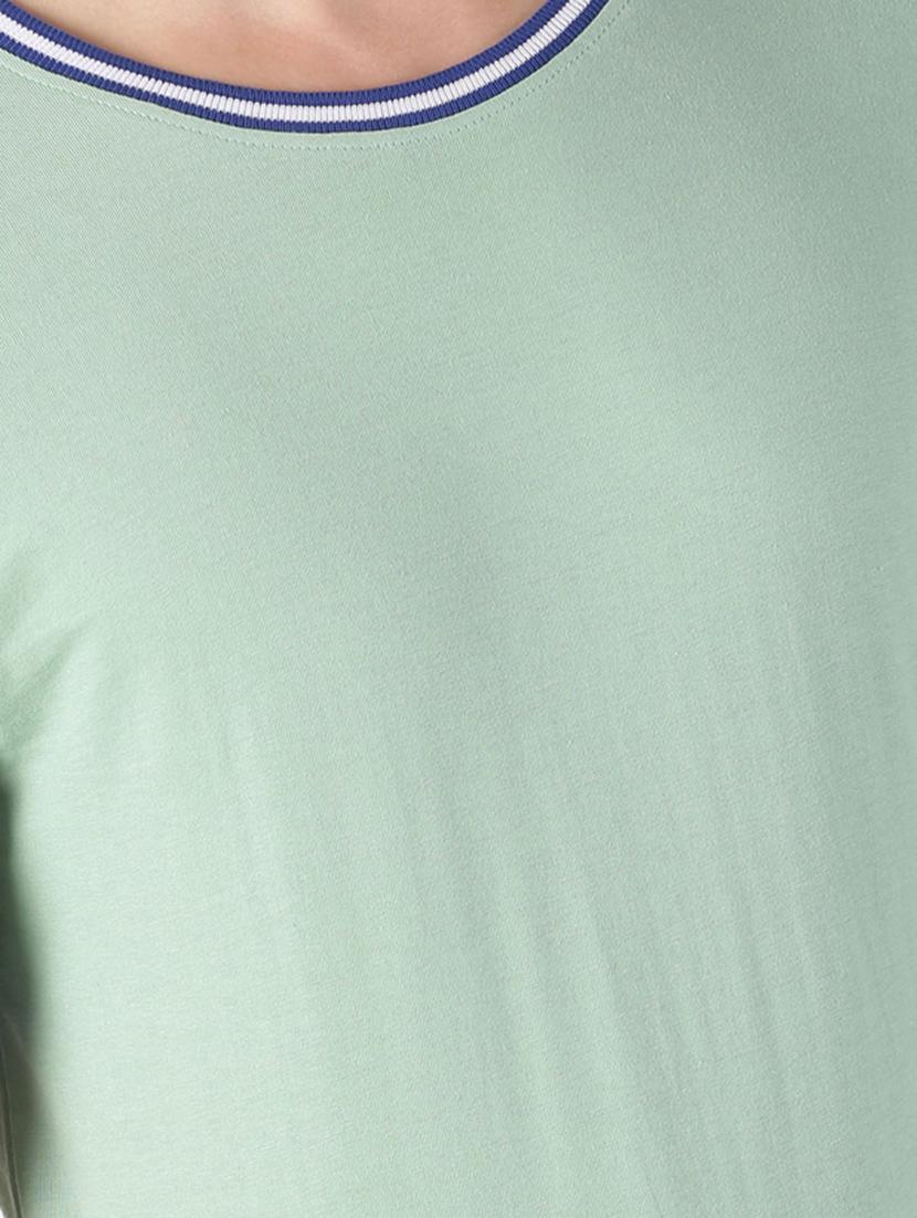 green solid t-shirt - 16983362 - Zoom Image - 5