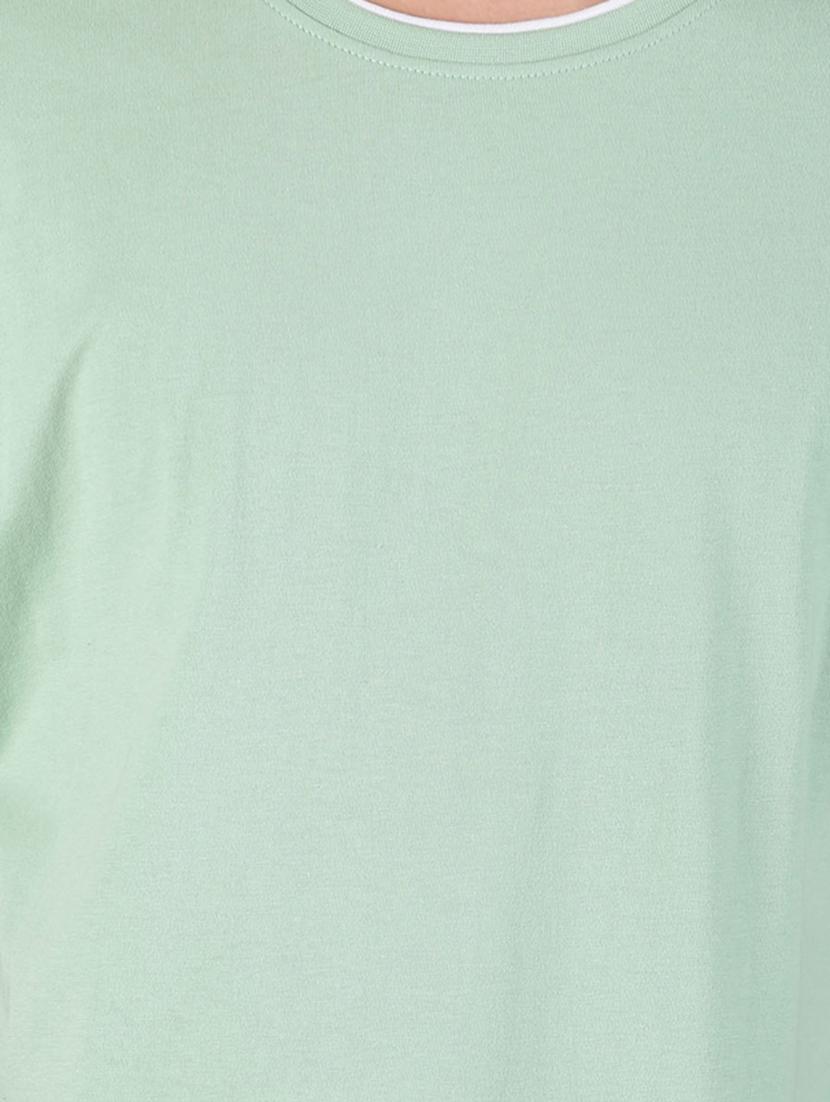 green solid t-shirt - 16983366 - Zoom Image - 5