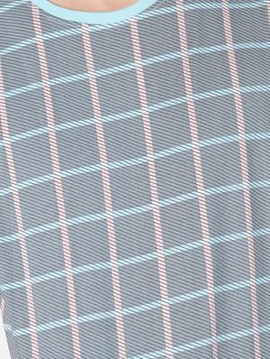 grey checkered t-shirt - 16983385 - Standard Image - 5