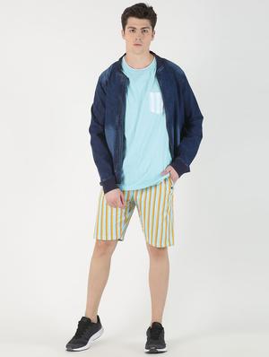 blue solid pocket t-shirt - 16983389 - Standard Image - 4