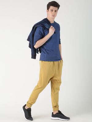 blue solid raglan t-shirt - 16983396 - Standard Image - 4