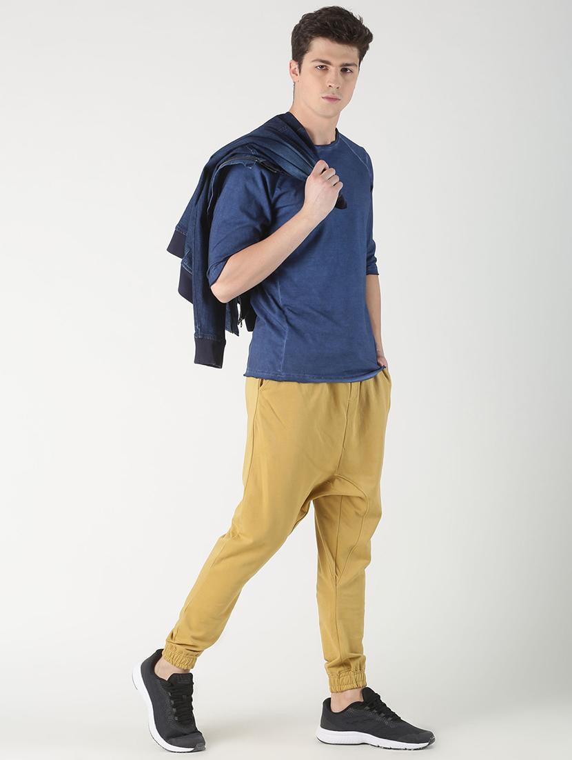 blue solid raglan t-shirt - 16983396 - Zoom Image - 4