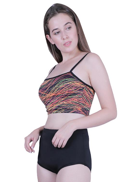black nylon swimsuit - 16983440 - Zoom Image - 2