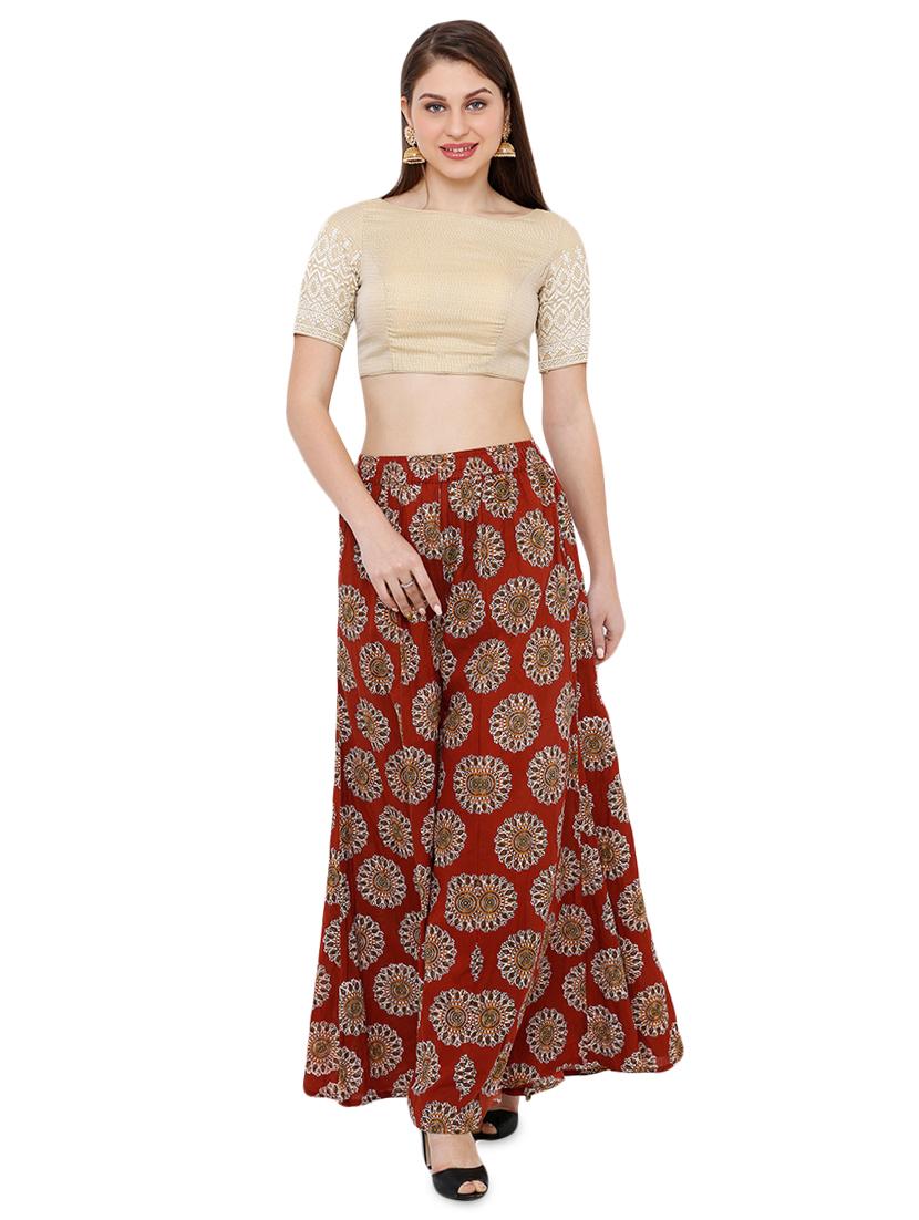 checkered brocade blouse - 16983640 - Zoom Image - 4