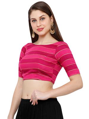 striped brocade blouse - 16983666 - Standard Image - 2