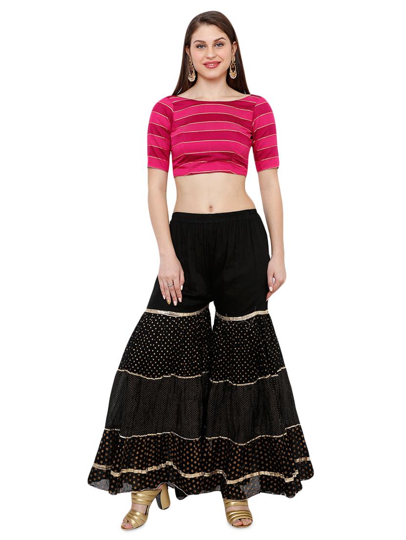 striped brocade blouse - 16983666 - Zoom Image - 4