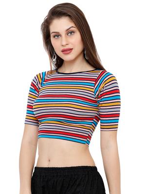 striped brocade blouse - 16983668 - Standard Image - 2